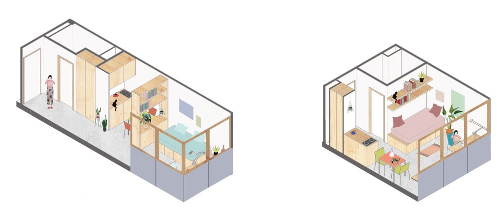 SCHEMA CHAMBRES AXO